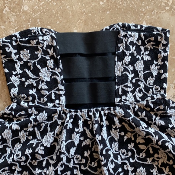 Pins and Needles Strapless Sweetheart Peplum Top L - Picture 7 of 12